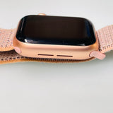 Apple Watch Series 4 GPS Aluminium 40MM Gold Good Condition REF#ST2979