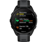 GARMIN Forerunner 165 Sports Watch - Black, 43 mm - Pristine