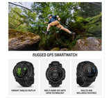 GARMIN Instinct 3 AMOLED Smart Watch - 45mm, Black with Black Silicone Band - Very Good