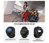 GARMIN Instinct 3 AMOLED Smart Watch - 45mm, Black with Black Silicone Band - Very Good