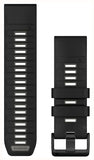 GARMIN QuickFit 26mm Silicone Watch Strap - Dark Grey/Black - Good