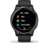 Garmin Venu 1 GPS Smartwatch Black & Slate Grey - Acceptable