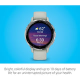 GARMIN Venu 3S GPS Smartwatch - 41mm Silver & Sage Grey - Acceptable