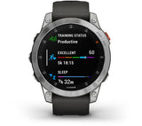 GARMIN epix (Gen 2) GPS Smartwatch - 47mm, Stainless Steel & Slate Grey - Good