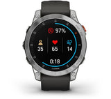 GARMIN epix (Gen 2) GPS Smartwatch - 47mm, Stainless Steel & Slate Grey - Good