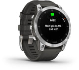 GARMIN epix (Gen 2) GPS Smartwatch - 47mm, Stainless Steel & Slate Grey - Good