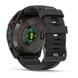 GARMIN fēnix 8 Pro AMOLED Sapphire GPS Smartwatch - 51mm Carbon Grey Titanium with Black/Pebble Grey Band - Good