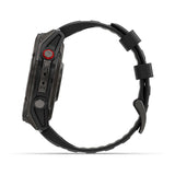 GARMIN fēnix 8 Pro AMOLED Sapphire GPS Smartwatch - 51mm Carbon Grey Titanium with Black/Pebble Grey Band - Good