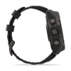 GARMIN fēnix 8 Pro MicroLED GPS Smartwatch - 51mm Carbon Grey DLC Titanium with Black/Pebble Grey Silicone Band - Good