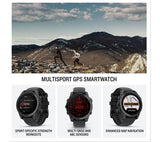 GARMIN fenix E AMOLED Smart Watch - Slate Grey Steel & Black, 47 mm - Very Good