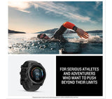 GARMIN fenix E AMOLED Smart Watch - Slate Grey Steel & Black, 47 mm - Very Good