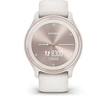 GARMIN vívomove Sport 40mm - Ivory & Peach Gold, Silicone Strap - Good