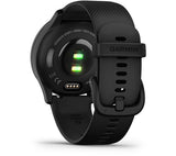 Garmin vívomove Sport Hybrid Smartwatch – Black Silicone Strap – Good