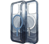 GEAR4 Milan Snap Blue Swirl iPhone 14 Pro Case - Clear & Blue