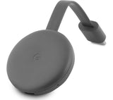 GOOGLE Chromecast 3rd Generation Media Streaming Device - Charcoal - Pristine