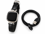 GOOGLE Fitbit Versa 4 GPS Smartwatch - Silver with Black Strap - Good