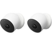 Google Nest Cam Indoor & Outdoor Smart Security Camera 2-Pack – Good Condition
