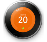 GOOGLE Nest Learning Thermostat - 3rd Generation, Silver - Good
