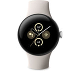 GOOGLE Pixel Watch 2 4G with Google Assistant - Silver, Porcelain Strap - Very Good