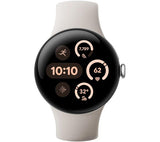 GOOGLE Pixel Watch 3 WiFi - Silver, Porcelain Band, 41mm - Pristine