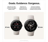 GOOGLE Pixel Watch 3 WiFi - Silver, Porcelain Band, 41mm - Pristine