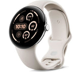 GOOGLE Pixel Watch 3 4G LTE - Silver, Porcelain Band, 45mm - Pristine