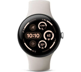GOOGLE Pixel Watch 3 4G LTE - Silver, Porcelain Band, 45mm - Pristine