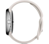 GOOGLE Pixel Watch 3 WiFi - Silver, Porcelain Band, 45mm - Pristine