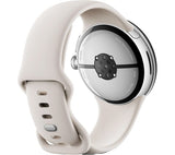 GOOGLE Pixel Watch 3 WiFi - Silver, Porcelain Band, 45mm - Pristine