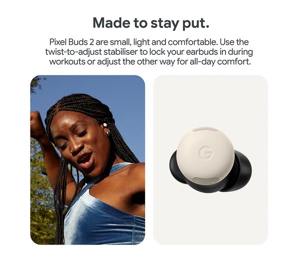 GOOGLE Pixel Buds Pro 2 Wireless Bluetooth Earbuds - Hazel - Pristine