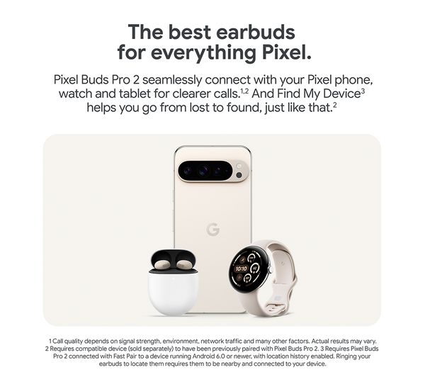 GOOGLE Pixel Buds Pro 2 Wireless Bluetooth Earbuds - Hazel - Pristine