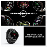 Garmin Forerunner 570 42mm GPS Smartwatch Slate Grey/Black – Good