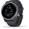 GARMIN Venu 2 GPS Smartwatch - 45mm Silver Stainless Steel Bezel with Granite Blue Band - Good