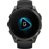 Garmin Fenix 8 Sapphire AMOLED 47mm GPS Smartwatch Carbon Grey Titanium - Pristine