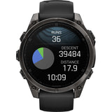Garmin Fenix 8 Sapphire AMOLED 47mm GPS Smartwatch Carbon Grey Titanium - Pristine