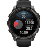 Garmin Fenix 8 Sapphire AMOLED 47mm GPS Smartwatch Carbon Grey Titanium - Pristine