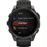 Garmin Fenix 8 Sapphire AMOLED 47mm GPS Smartwatch Carbon Grey Titanium - Pristine