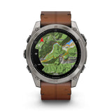 GARMIN fēnix 8 AMOLED Sapphire GPS Smartwatch - 51mm Titanium with Graphite Silicone Band - Good