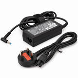 HP 65W Laptop Charger Blue Tip 4.5mm with Power Cord – Good