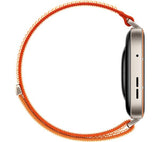 HUAWEI Watch Fit 5 Pro - Titanium Orange with Orange Woven Strap - Pristine