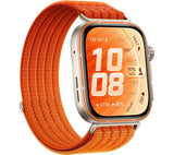 HUAWEI Watch Fit 5 Pro - Titanium Orange with Orange Woven Strap - Pristine