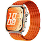 HUAWEI Watch Fit 5 Pro - Titanium Orange with Orange Woven Strap - Pristine