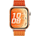 HUAWEI Watch Fit 5 Pro - Titanium Orange with Orange Woven Strap - Pristine