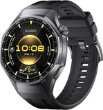 HUAWEI Watch GT 6 Pro 46mm GPS Smartwatch - Black Titanium Case with Black Fluoroelastomer Strap - Pristine