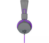 JLab JBuddies Kids Headphones - Grey/ Purple