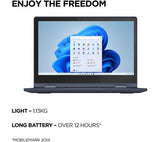 LENOVO IdeaPad Flex 3 11IGL05 11.6" Touchscreen – Intel Celeron N4020, 4GB RAM, 64GB eMMC, Blue – Good