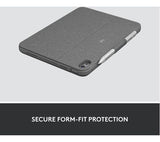 LOGITECH Combo Touch Keyboard Case with Trackpad for iPad 10th Gen / A16 10.9" - Oxford Grey - Pristine