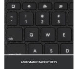 LOGITECH Combo Touch Keyboard Case with Trackpad for iPad 10th Gen / A16 10.9" - Oxford Grey - Pristine