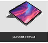 LOGITECH Combo Touch Keyboard Case with Trackpad for iPad 10th Gen / A16 10.9" - Oxford Grey - Pristine