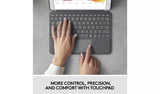 LOGITECH Combo Touch Keyboard Case with Trackpad for iPad 7th/8th/9th Gen 10.2" - Graphite - Good